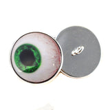Dark Green Side Glance sew on glass eyes