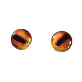 Orange octopus glass eyes