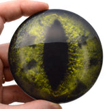 Extra Large Big Green Alligator Glass Eyes