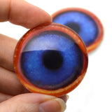 Blue Goose Glass Bird Eyes
