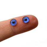 6mm Blue Goose Glass Bird Eyes