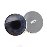 Dark Gray Ostrich Sew-on Glass Eyes