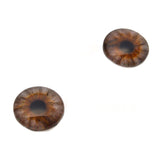 Hazelnut Gray and Brown Human Glass Eyes