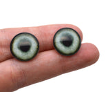 Light Green Weimaraner Dog Glass Eyes