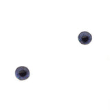 6mm Gray Ostrich Glass Bird Eyes