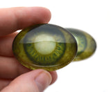 Oval Rotten Zombie Haint Glass Eyes