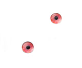 Red Black Swan Glass Bird Eyes