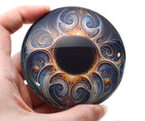 3in Art Nouveau Fantasy Glass Eyes