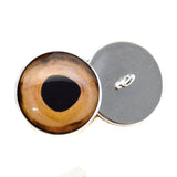 Beige Fish Glass Sew on Eyes