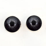 Black Bird Sew-on Glass Eyes