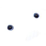 Little Blue Bunny Rabbit Glass Animal Eyes