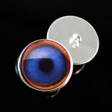 Blue Goose Sew on glass eyes