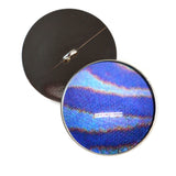 Blue striped horsefly sew on eyes