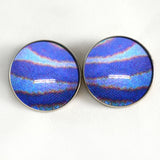 Blue striped horsefly sew on eyes