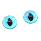 Bright Blue Turquoise Cat Dragon Eyes