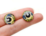 16mm Brocade Catfish Fish Glass Eyes