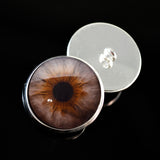Brown and gray hazel sew on eyes