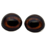 High Domed Brown Mallard Duck Decoy Glass Eyes