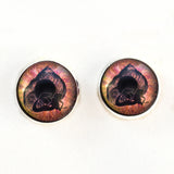 Coral Mermaid sea shell sew on glass eyes