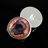 Coral Mermaid sea shell sew on glass eyes