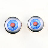 Creepy chucky doll sew on glass eyes