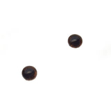 6mm Dark Brown Fox Glass Eyes