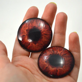 Dark Brown glass eyes