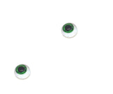 Green Side Glance Human Glass Eyes