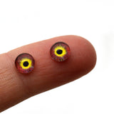 Tiny Dolle Pigeon Glass Bird Eyes