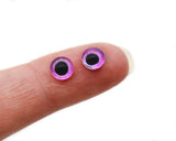 Fuchsia Fish Glass Eyes