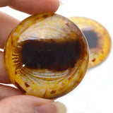 40mm Golden Mountain Goat Glass Eyes