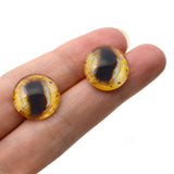 Golden Mountain Goat Glass Eyes