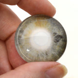 Blind Gray Human or Ghost Zombie Glass Eyes