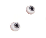 Gray Side Glance Human Glass Eyes