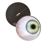 Side Glance Light Green Sew On Glass Eyes