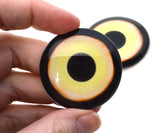 Yellow Heron Glass Bird Eyes