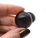 High Domed Dark Brown Swan Glass Eyes