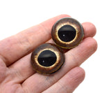 High Domed Roadrunner Bird Glass Eyes