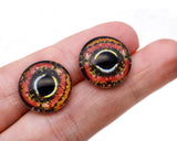 16mm Komodo Dragon Reptile Glass Eyes