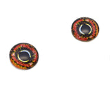 16mm Komodo Dragon Reptile Glass Eyes