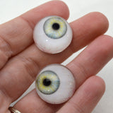 Light Green Side Glance Human Glass Eyes