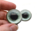 High Domed Light Green Weimaran Dog Glass Eyes