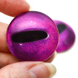 Fuchsia and Magenta Octopus Glass Eyes