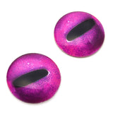 Fuchsia and Magenta Octopus Glass Eyes