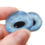 High Domed Natural Baby Light Blue Human Glass Eyes