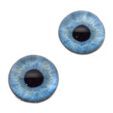 High Domed Natural Baby Light Blue Human Glass Eyes