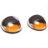 High Domed Orange Manga Doll Glass Eyes