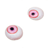 Pink Side Glance Human Glass Eyes