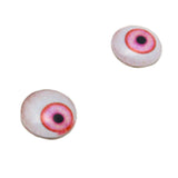 Pink Side Glance Human Glass Eyes