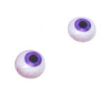 16mm Purple Side Glance Human Glass Eyes